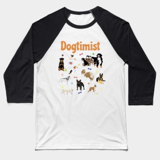 Dogtimist Dog Lover Baseball T-Shirt